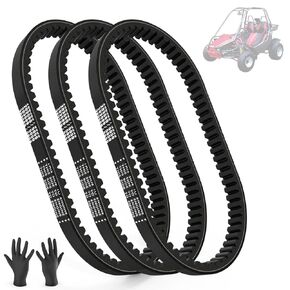 3pcs 203589/5959 Go Kart Drive Belt for 30 Series Go Kart Torque Converter Drive Belt Replaces Manco 5959 / Comet 203589/Coleman KT196/Murray 12-8487 (Pack of 3) in Kuwait