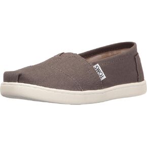 Toms Youth Unisex Classic Alpargata Sneaker, Grey, 2.5 in Kuwait
