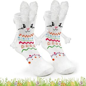 Holding Hands Socks,Novelty Funny Magnetic Socks，Unisex Couple Socks，Couple Holding Hands Socks，Gifts for Parents, Friends, Couples in Saudi Arabia
