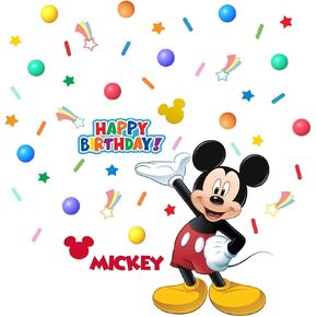 ملصقات جدارية لتزيين حفلات أعياد الميلاد السعيدة من الفأر، ملصقات جدارية لغرف الأطفال، ملصقات جدارية لديكور المنزل مقاس 40 × 80 سم، ملصقات جدارية من الفينيل قابلة للإزالة وقابلة للتقشير والعصا مقاس 15.7 × 31.5 بوصة in Kuwait