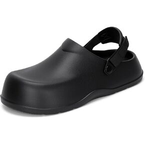 Arch Support Work Clogs Slip Resistant Recovery Shoes Closed Toe Waterproof for Chef Nurse Garden in Kuwait
