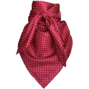 Wyoming Traders XL 42 Inch Wild Rag Polka Dot Red Scarf in Kuwait