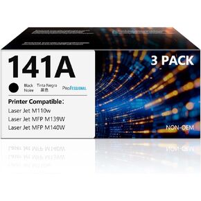 141A Toner Cartridges Black 141A 2 Pack W1410A Replacement for HP141A 141A W1410A 141X W1410X Black Toner Compatible with HP Laser Jet M110w MFP M139w MFP M140w Printer Ink 141A( 2 Black,High Yield ) in Kuwait