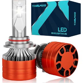 9005/HB3 LED Bulbs, 44000LM 800% Brightness Fog Light Bulbs for High Low Beam, 6500K Cool White 9005 Light IP68 with Cooling Fan,Plug-N-Play, Pack of 2 in Kuwait