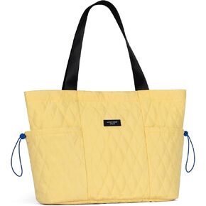 حقيبة يد ساتين سانت للنساء مع جيوب جانبية، حقيبة كتف كاجوال بسعة 16 لتر، حقيبة خفيفة الوزن للأمهات والعمل وصالة الألعاب الرياضية in Kuwait