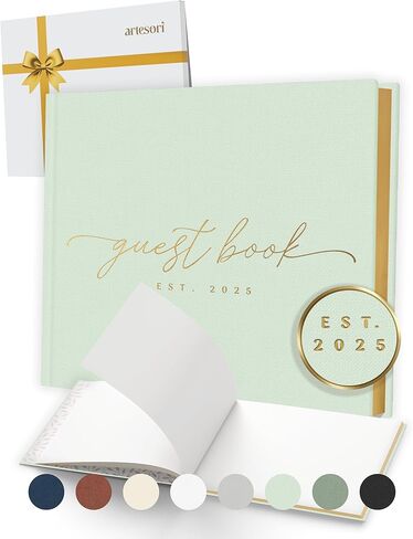 كتاب ضيوف حفل الزفاف المخصص لعام 2026 من ARTESORI - سجل ضيوف عاجي لتسجيل الدخول، كتاب ضيوف أنيق لحفلة استقبال المولود الجديد للحفلات وأعياد الميلاد - صور وكتاب ضيوف بولارويد لحفلات الزفاف وحفلات الزفاف in Kuwait