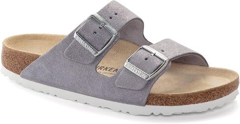 Birkenstock Women's Arizona Sandals, Shimmering Purple Fog, 6-6.5 M US in Saudi Arabia