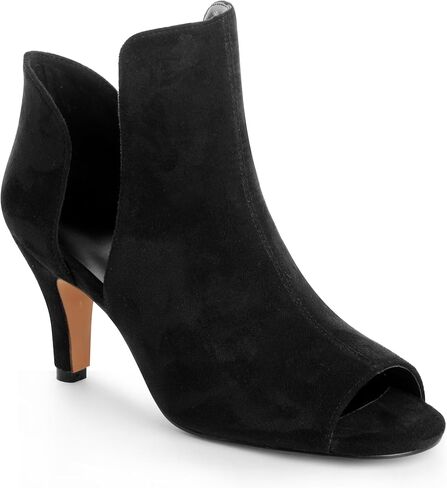 ANN CREEK Women's Heeled Sandals Open Peep Toe Ankle Booties for Women Slip on Mid Heels Casual Summer Dressy Prom Party Ladies in Kuwait