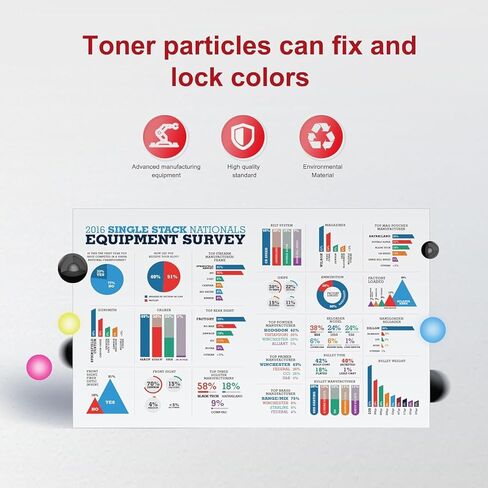 High-Yield 055 Toner Cartridges 4-Pack(BK/C/M/Y) Compatible MF743cdw Toner Replacement for Canon 055 Toner Cartridge Set for Color imageCLASS MF741Cdw MF743Cdw MF745Cdw MF746Cdw LBP664Cdw Printer in Kuwait