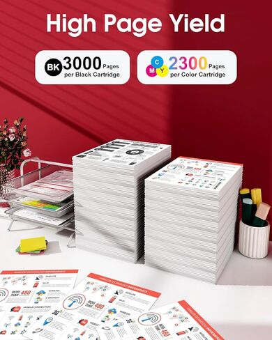 054H Toner Cartridge Set Replacement for Canon 054H CRG054H 054 CRG-054 MF642cdw Toner Use with Canon ImageClass MF642Cdw MF644Cdw MF641Cdw MF641Cw LBP623Cdw LBP622cdw LBP622Cdw (1B 1C 1M 1Y, 4 Pack) in Kuwait