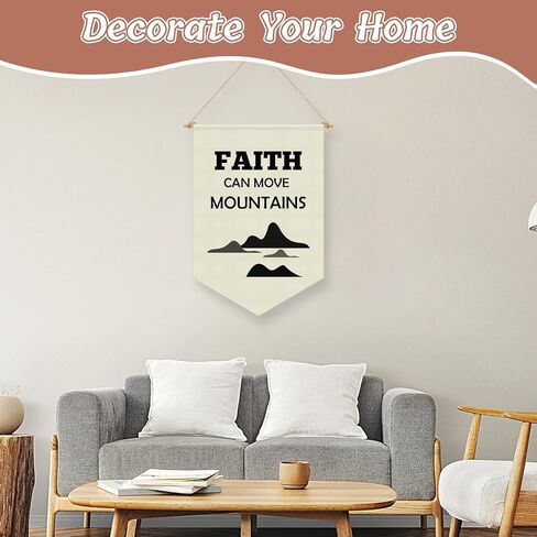 Bible Verses Banners Hanging Pennant Flag Inspirational Christian Gifts Wall Decor for Nursery Inspirational Faith Bible Verse Religious Gift for Bedroom Playroom Christmas Birthday Presents in Saudi Arabia