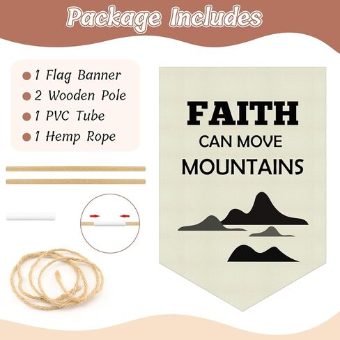 Bible Verses Banners Hanging Pennant Flag Inspirational Christian Gifts Wall Decor for Nursery Inspirational Faith Bible Verse Religious Gift for Bedroom Playroom Christmas Birthday Presents in Saudi Arabia
