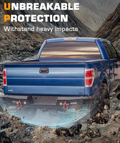 Rear Bumper Fit for 2009-2014 F150 Offroad Steel Bumper with LED Lights & D-rings in Kuwait