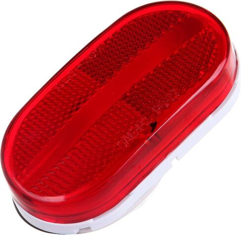 Oblong Trailer Red Side Marker Clearance Lights Sealed Surface Mount with Reflex Lens Replacement fit for Camper Boat (2 pcs) in Saudi Arabia