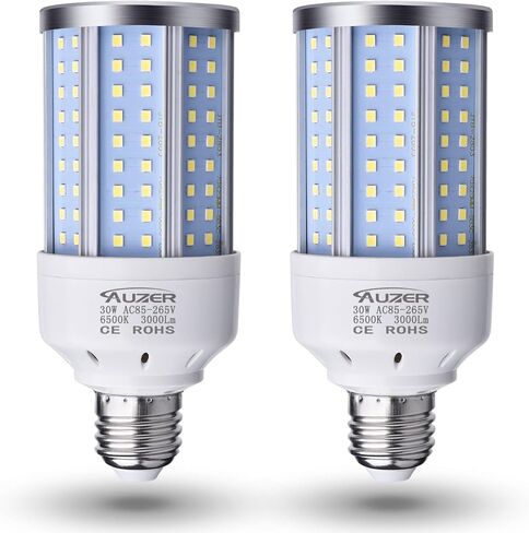 30W (200W Equivalent), Daylight, E26 Standard Base, LED Corn Light Bulb | 2-Pack in Saudi Arabia