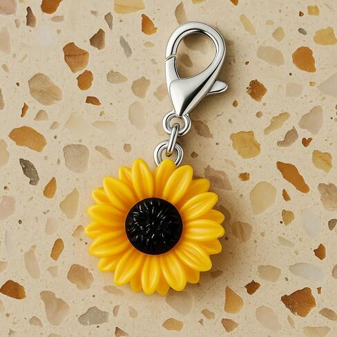 Sunflower Keychain Bag Charms for Women, Bright and Cute Accessory for Bag Charms,Sunflower Keychains Gifts for Mom,Women,Friends,Teacher in Kuwait