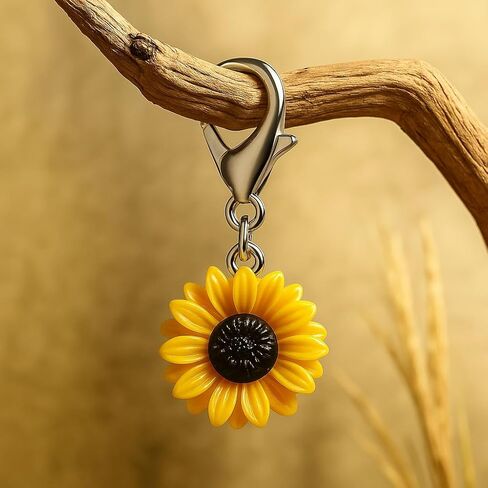 Sunflower Keychain Bag Charms for Women, Bright and Cute Accessory for Bag Charms,Sunflower Keychains Gifts for Mom,Women,Friends,Teacher in Kuwait
