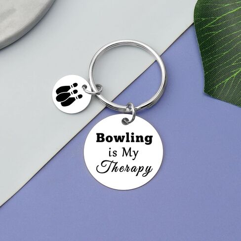 Vadaka 6 Pcs Bowling Gifts Keychain Bowlings Lover Gifts Bowling Themed Gift for Women Men Team Gift Birthday Present for Coach Women Girls Friend Bowlings Accessories Keychain in Saudi Arabia