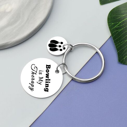 Vadaka 6 Pcs Bowling Gifts Keychain Bowlings Lover Gifts Bowling Themed Gift for Women Men Team Gift Birthday Present for Coach Women Girls Friend Bowlings Accessories Keychain in Saudi Arabia