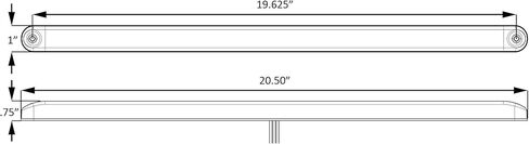 Optronics STL264RBP فيوجن أحمر LED خلفي/ضوء احتياطي in Saudi Arabia