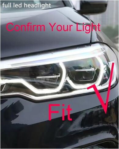 Pre-LCI CSL Style Lemon Yellow Daytime Running Light LED Modules Set DRL Chips Fit For BMW 5 Series 2018 2019 2020 G30 G38 530e 540i F90 M5 G31 G32 GT F90 Only For USA Spec Full Led Headlight in Saudi Arabia