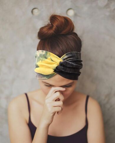 Extra Wide Headbands for Women Large Turban Headband Non Slip Boho Elastic Hairband Hair Twisted Knot Head Bands Accessories in Saudi Arabia