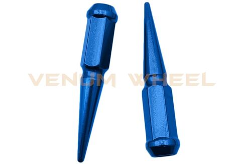 20 قطعة M12x1.5 طويل القامة 4.5 بوصة صواميل عروة زرقاء صلبة مع مفتاح مقبس القفل | يناسب شيفروليه S10 جي إم سي جيمي سونوما in Kuwait