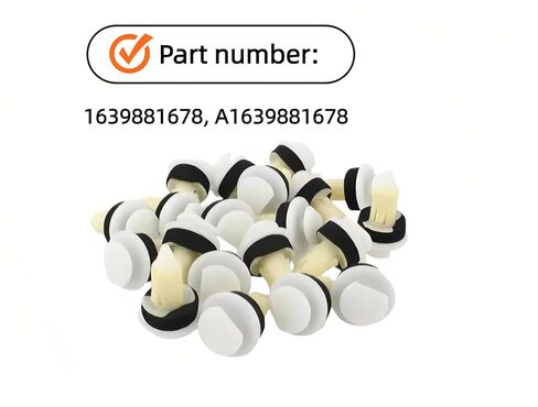 20 قطعة مشبك لوحة باب الكسوة متوافق مع مرسيدس بن ML430 ML55 ML320 ML350 ML500 1998-2005 استبدال 1639881678 A1639881678 in Kuwait