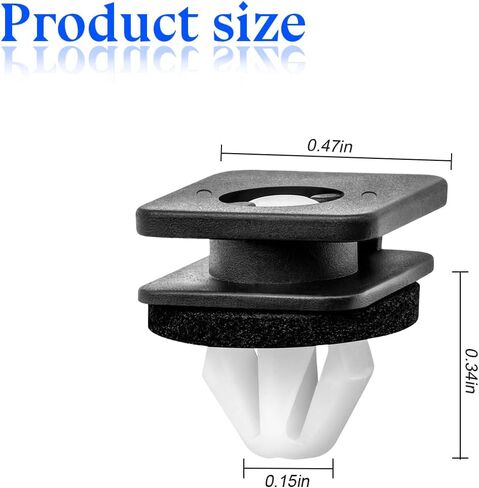 30PCS A Pillar Car Trim Hardware, OEM#BB5Z-78519R44-A Vehicle Windshield Moulding Retaining Clip with Foam Sealer, Auto Fastener Replacement Accessories, Compatible with Ex-plorer in Kuwait
