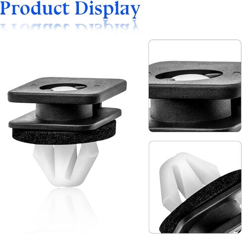 30PCS A Pillar Car Trim Hardware, OEM#BB5Z-78519R44-A Vehicle Windshield Moulding Retaining Clip with Foam Sealer, Auto Fastener Replacement Accessories, Compatible with Ex-plorer in Kuwait