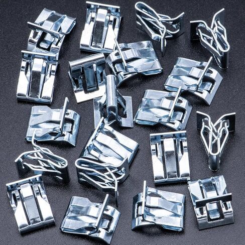 20 قطعة من Rexka لبوابة الرفع وربع لوحة الزخرفة مشبك تثبيت لوحة 68139270AA متوافق مع جيب رانجلر شيروكي تشالنجر دارت كرايسلر 200 باسيفيكا فوييجر in Kuwait