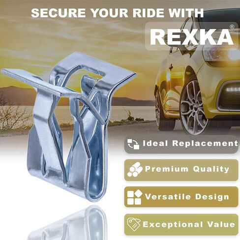 20 قطعة من Rexka لبوابة الرفع وربع لوحة الزخرفة مشبك تثبيت لوحة 68139270AA متوافق مع جيب رانجلر شيروكي تشالنجر دارت كرايسلر 200 باسيفيكا فوييجر in Kuwait