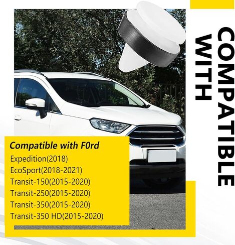 40 قطعة مشبك تثبيت بفتحة العجلة مع مانع التسرب - متوافق مع Ford Expedition، EcoSport، Transit 150/250/350/350HD - بديل لـ W716507-S300، W716507S300 in Saudi Arabia