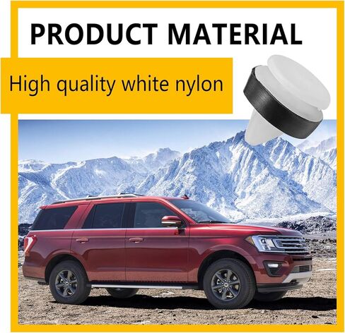 40 قطعة مشبك تثبيت بفتحة العجلة مع مانع التسرب - متوافق مع Ford Expedition، EcoSport، Transit 150/250/350/350HD - بديل لـ W716507-S300، W716507S300 in Saudi Arabia
