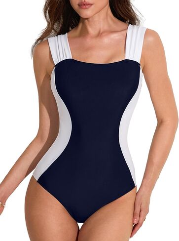 One Piece Tummy Control Swimsuit for Women Slimming Backless Bathing Suit Padded Swim Suit in Saudi Arabia