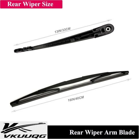 طقم ذراع شفرة ممسحة الزجاج الأمامي الخلفي بديل لسيارة Honda Odyssey 2005-2010 Minivan | صالح يحل محل OEM 76720SHJA01 in Kuwait