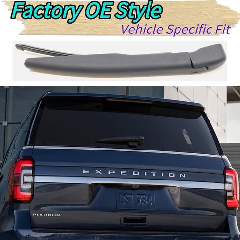 شفرة ممسحة خلفية واستبدال الذراع لفورد إكسبيديشن 2018-2024 OEM مناسب لـ Max King Ranch Limited Platinum SSV XLT Timberline XL STX نماذج شفرة ممسحة الزجاج الأمامي الخلفية لـ 2023 2022 2021 2020 2019 in Kuwait