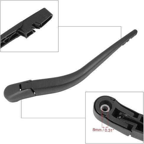 X AUTOHAUX Rear Windshield Wiper Blade Arm Set 355mm 14 Inch Fit for Honda Jazz 2016 2017 2018 2019 in Saudi Arabia