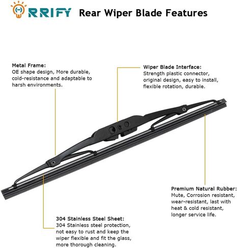 Rear Windshield Wiper Blade Kits for Grand Cherokee 1998-2004 Rear Windshield Back Wiper Accessories 5102882AA in Saudi Arabia