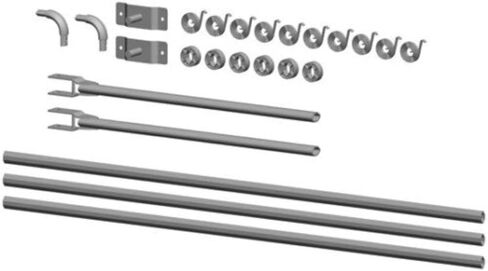 Buyers Products 3016666 Aluminum Tarp Arm Kit for Dump Truck Tarp System, Universal Fit for 8-19 ft Dump Bodies, Complete Dump Trailer Tarp Kit with Telescoping Arms & 8‑Spring Torsion Pivot System in Saudi Arabia