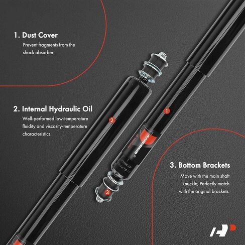 A-Premium Front Pair (2) Shock Absorber Compatible with Toyota Land Cruiser 1991-1998 & Lexus LX450 1996-1997, Driver and Passenger Side in Saudi Arabia