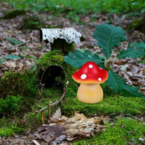 Mushroom Outdoor Key Hider – Hidden Garden Statue with Secret Compartment, Decorative and Waterproof Solution for Spare Storage in Patio, Yard, or Front Porch in Saudi Arabia
