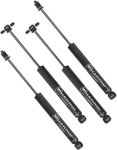 Superlift Suspension RealTruck Lift Kit Shock Box for Jeep Wrangler JK | Front & Rear Shadow Series Shocks | 84016 | Fits 2007-2018 Jeep Wrangler JK 2 Door & 4 Door with 2.5-4" Lift in Kuwait