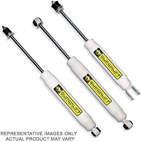 Superlift Suspension RealTruck Lift Kit Shock Box for Jeep Wrangler JK | Front & Rear Shadow Series Shocks | 84016 | Fits 2007-2018 Jeep Wrangler JK 2 Door & 4 Door with 2.5-4" Lift in Kuwait