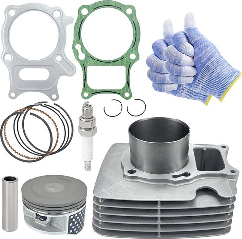 267cc 74mm Big Bore Cylinder Piston Ring Gasket Set - Top End Rebuild Kit for Honda Recon 250 TRX250 TRX250X Sportrax 250 TRX250EX TRX250TE TRX250TM (2002-2024) in Saudi Arabia
