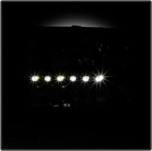 ACANII - For Blk Smoke 1999-2004 Ford F250/F350/F450 Superduty 00-04 Excursion LED Headlights Driver + Passenger Side in Saudi Arabia