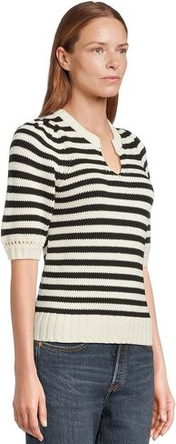 Michael Stars Women's Rosanna Striped Puff Sleeve Sweater in Saudi Arabia