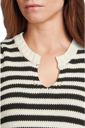 Michael Stars Women's Rosanna Striped Puff Sleeve Sweater in Saudi Arabia