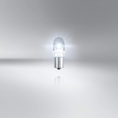Osram LED 6000K Bulbs Set of Two 12V 2W P21W BA15s LED 7556 retrofit 7556CW-02B in Saudi Arabia