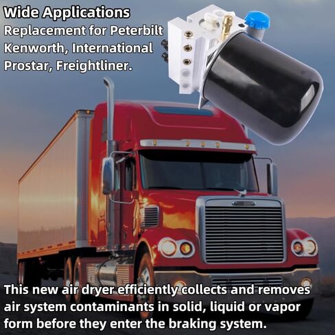 801266 مجفف هواء 12 فولت بديل لـ Kenworth، Peterbilt، Freightliner 5010694 5010696 5010695 5015533 5015534 in Kuwait